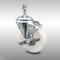Service Caster 4 Inch SS Nylon Wheel Swivel 3/8 Inch Threaded Stem Caster with Brake SCC SCC-SSTS20S414-NYS-TLB-381615 - alternate 4